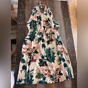 Womens Plus Size Summer Tropical Vacation Luau Dress Shein Curve brand Size 2XL